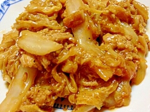 白菜と鶏ミンチの韓国風マーボ
